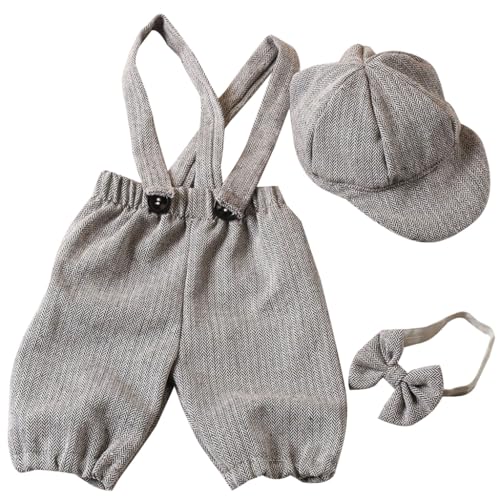 Kostüm für Neugeborene, Fotografie, Vintage-Stil, Uniform, Hut, Strumpfhose, Foto-Requisiten, Foto-Posierungs-Outfit Kostüm für Neugeborene, Fotografie, Vintage-Stil, Uniform, Hut, Strumpfhose, Foto-Requisiten, Foto-Posierungs-Outfit von Shntig