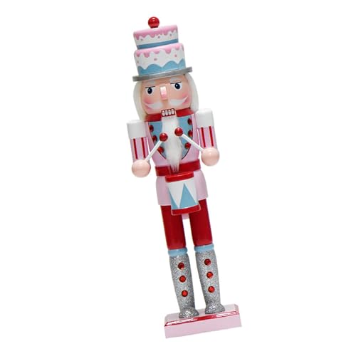 Macaron Soldat-Figur, 38 cm, Kuchendekoration, Holzfigur für Weihnachten, Kuchendekorationen von Shntig