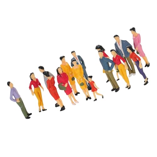 Packung mit 25 Miniatur-Figuren, zufällige Posen, für Modellstadt-Szene mit lebendigen Farben und realistischen Details, Modelleisenbahn, Menschen, zufällige Posen Packung mit 25 Miniatur-Figuren, zufällige Posen, für Modellstadt-Szene mit lebendigen Farben und realistischen Details, Modelleisenbahn, Menschen, zufällige Posen von Shntig