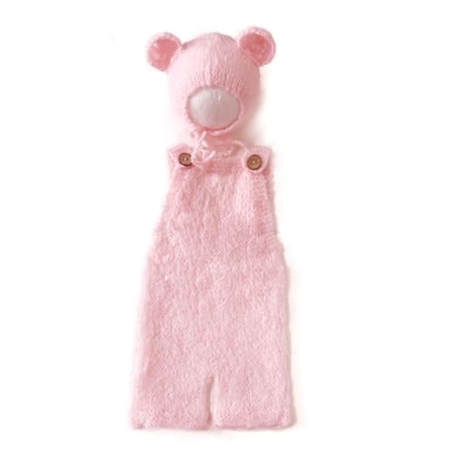Schöne Foto-Requisiten für Neugeborene, Jungen, Mädchen, Outfits, Mohair-Bär-Hut, Haube und Strampler, Bodysuit, Fotoshooting-Kostüm-Set Schöne Foto-Requisiten für Neugeborene, Jungen, Mädchen, Outfits, Mohair-Bär-Hut, Haube und Strampler, Bodysuit, Fotoshooting-Kostüm-Set von Shntig