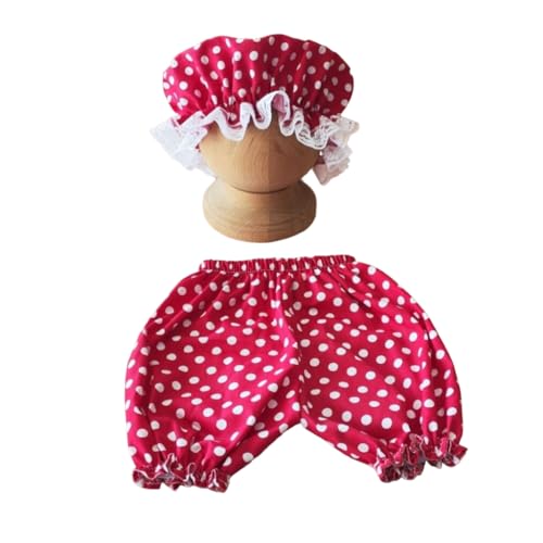 Shntig Foto-Kostüm für Neugeborene, Spitze, Badehut und Hose, Set, Foto-Requisiten, Baby-Strand-Foto-Outfit, 2-teilig von Shntig