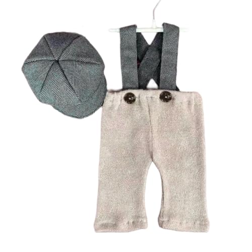 Shntig Foto-Set für Neugeborene, Polyesterfaser, Baby-Fotoshootings, Kostüm, Hose mit passendem Hut für 0–1 Monat Shntig Foto-Set für Neugeborene, Polyesterfaser, Baby-Fotoshootings, Kostüm, Hose mit passendem Hut für 0–1 Monat von Shntig
