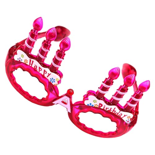Shntig Leuchtende Geburtstagsbrille mit LED-Licht, Rahmen für Kinder und Erwachsene, Geburtstagspartys, Halloween, Weihnachten Shntig Leuchtende Geburtstagsbrille mit LED-Licht, Rahmen für Kinder und Erwachsene, Geburtstagspartys, Halloween, Weihnachten von Shntig