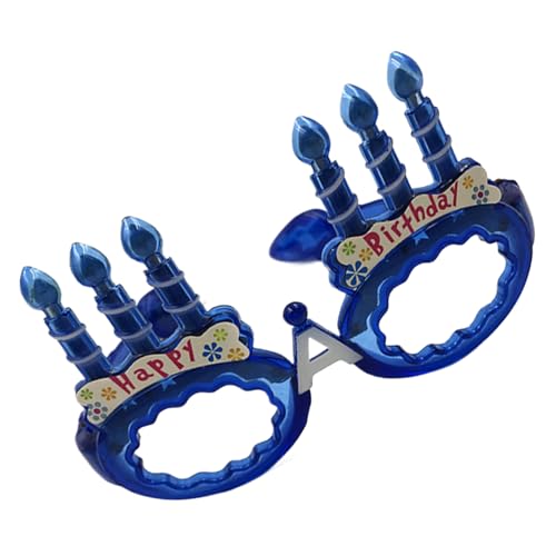 Shntig Leuchtende Geburtstagsbrille mit LED-Licht, Rahmen für Kinder und Erwachsene, Geburtstagspartys, Halloween, Weihnachten Shntig Leuchtende Geburtstagsbrille mit LED-Licht, Rahmen für Kinder und Erwachsene, Geburtstagspartys, Halloween, Weihnachten von Shntig