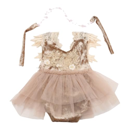 Shntig Neugeborene Foto Requisiten Stirnband/Hut & Spitze Overall Baby Fotografie Kleidung Kopfschmuck Langarm Strampler für Neugeborene Shntig Neugeborene Foto Requisiten Stirnband/Hut & Spitze Overall Baby Fotografie Kleidung Kopfschmuck Langarm Strampler für Neugeborene von Shntig