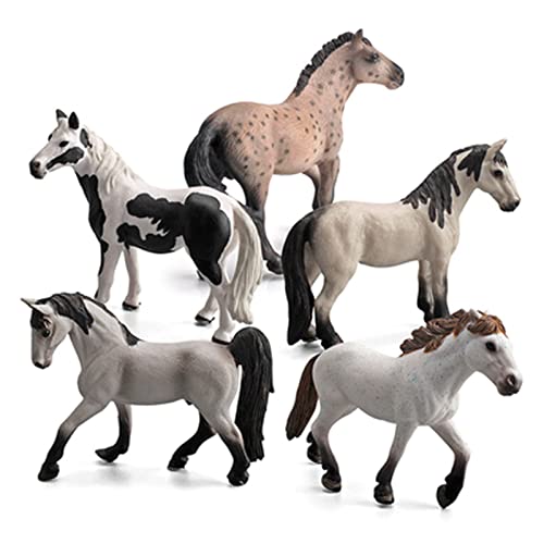 Shntig Pferdtierfiguren Tiere Figuren Spielzeug 5pcs Figuren Für Geburtstags Themen Geschenke Landschaftsszenen Kuchendekoration Shntig Pferdtierfiguren Tiere Figuren Spielzeug 5pcs Figuren Für Geburtstags Themen Geschenke Landschaftsszenen Kuchendekoration von Shntig