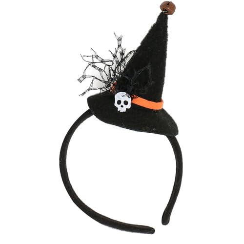 Shntig Verstellbares Hexen-Stirnband, praktische Halloween-Party-Dekoration, Kostüm, Kopfschmuck für Damen, Herren, Kinder, Themen-Feier, Kopfbedeckung von Shntig