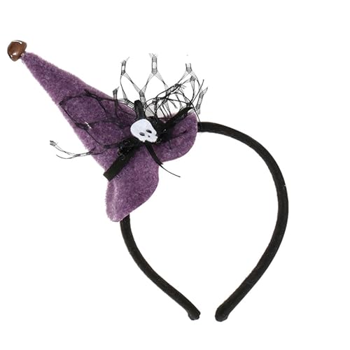 Shntig Verstellbares Hexen-Stirnband, praktische Halloween-Party-Dekoration, Kostüm, Kopfschmuck für Damen, Herren, Kinder, Themen-Feier, Kopfbedeckung Shntig Verstellbares Hexen-Stirnband, praktische Halloween-Party-Dekoration, Kostüm, Kopfschmuck für Damen, Herren, Kinder, Themen-Feier, Kopfbedeckung von Shntig