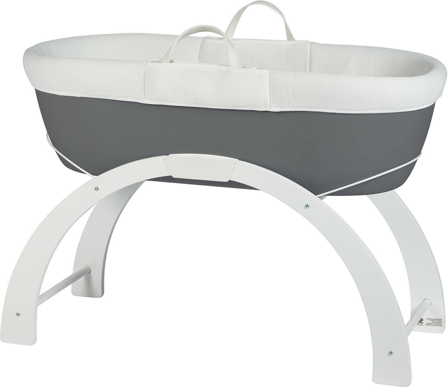 Shnuggle Dreami Moseskorb Sleep System, Slate Grey Shnuggle Dreami Moseskorb Sleep System, Slate Grey von Shnuggle