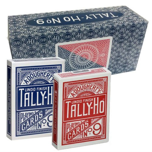 Shop4top 12 Decks Bicycle Tally Ho Circle Spielkarten Standard Index Versiegelt Box Case Shop4top 12 Decks Bicycle Tally Ho Circle Spielkarten Standard Index Versiegelt Box Case von Shop4top