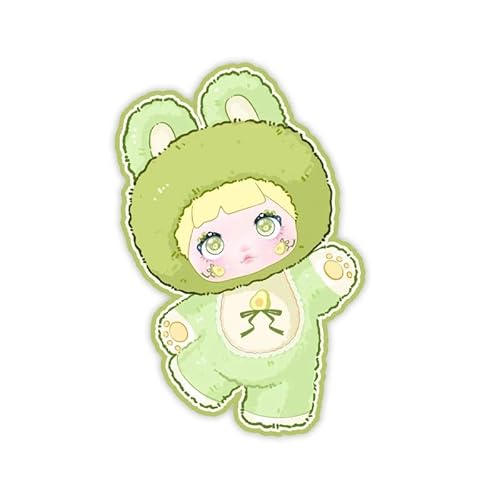 Shopular Nommi v3 Fruit Series Opened Blind Box Cute Confirmed Interessant Fruits Action Figure Plush Doll Bag Keychain Pendant (Avocado) von Shopular