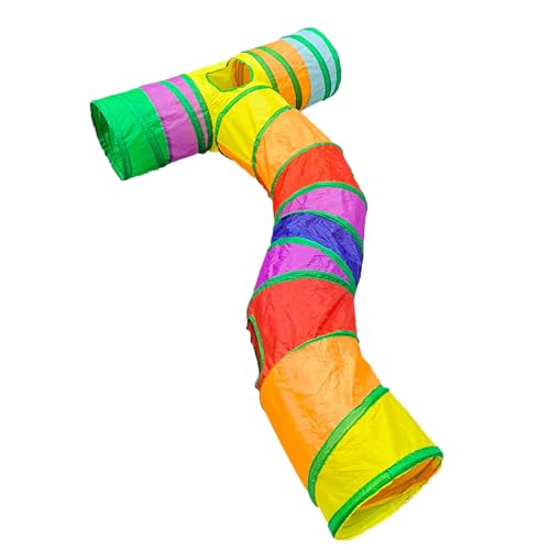 Shouxiut Katzenspieltunnel, großer Katzenspieltunnel mit Spielball, faltbares, interaktives Kätzchenhaus, Peek-Loch, Haustierzubehör für kleine Rassen, und Innenräume Shouxiut Katzenspieltunnel, großer Katzenspieltunnel mit Spielball, faltbares, interaktives Kätzchenhaus, Peek-Loch, Haustierzubehör für kleine Rassen, und Innenräume von Shouxiut