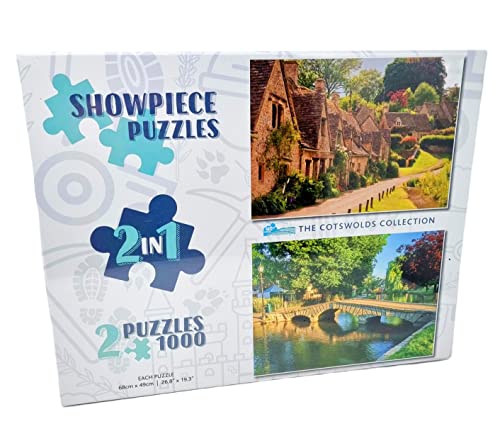 Showpiece Puzzles 2 x 1000-teilige Kollektion (Cotswolds) von Showpiece Puzzles