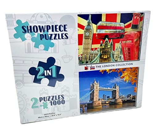 Showpiece Puzzles 2 x 1000-teilige Kollektion (London) von Showpiece Puzzles