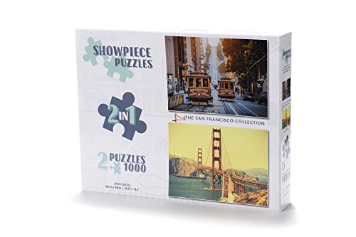 Showpiece Puzzles 78623 2 x 1000 Stück Kollektion (San Francisco), versch von Showpiece Puzzles