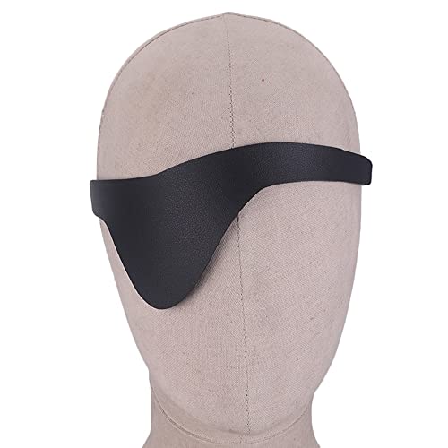 Shqncoh Anime Kettensäge Himeno Augenmaske Leder Schwarz Bequem Augenklappe Cosplay Requisiten Zubehör Halloween Shqncoh Anime Kettensäge Himeno Augenmaske Leder Schwarz Bequem Augenklappe Cosplay Requisiten Zubehör Halloween von Shqncoh