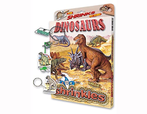 Dinosaurs magisches Kunststoff-Set mit 6 Designs und Zubehör von Shrinkles