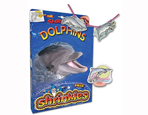 Dolphins magisches Kunststoff-Set mit 6 Designs und Zubehör von Shrinkles