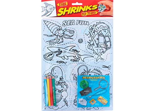 Sea Fun Magic Kunststoff-Set mit 6 Designs und Zubehör von Shrinkles