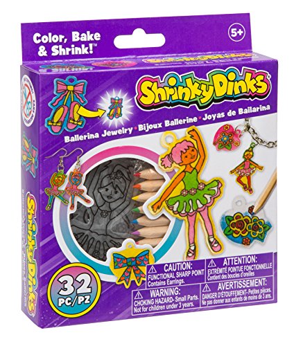 Alex Toys Shrinky Dinks kit-Ballerina Schmuck, andere, Mehrfarbig von Shrinky Dinks