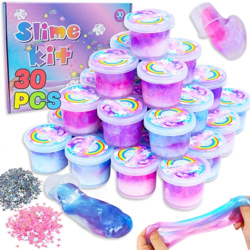 Shrubz Slime Set, 30 Pack Galaxy Slime Cup Party Geschenke Slime Kit für Kinder 6 7 8 9 Jahre, Schleim Kits streßabbauendfür Mädchen und Jungen Geschenkidee für Kindergeburtstag 6-12 Jahre Shrubz Slime Set, 30 Pack Galaxy Slime Cup Party Geschenke Slime Kit für Kinder 6 7 8 9 Jahre, Schleim Kits streßabbauendfür Mädchen und Jungen Geschenkidee für Kindergeburtstag 6-12 Jahre von Shrubz