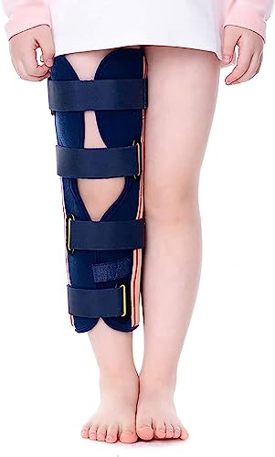Verstellbare Knieorthese zur Immobilisierung von Kindern – Beinstabilisator for Kinder zur postoperativen Genesung und Unterstützung nach Verletzungen(S) von ShuaaM