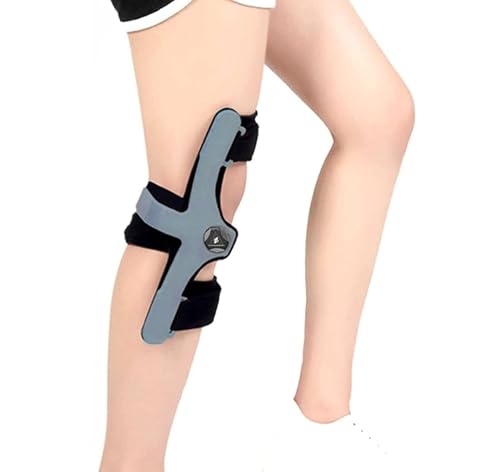 Verstellbare Knieorthese zur Wiederherstellung nach Hyperextension | Unterstützung for vorderes Kreuzband, hinteres Kreuzband und Osteoarthritis | BOA-Verriegelung |(Left,Small) von ShuaaM