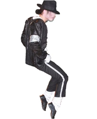 Shuanghao Kinder Erwachsene Kostüme Jacket+Pant+Socken+Glove+Hat(5pcs Set) Weihnachten Halloween Cosplay Partys Tänze Retro Punk Männer Frauen Jungen Mädchen Outfits Kostüme，Ht:180-190CM,Wt:78-95KG von Shuanghao