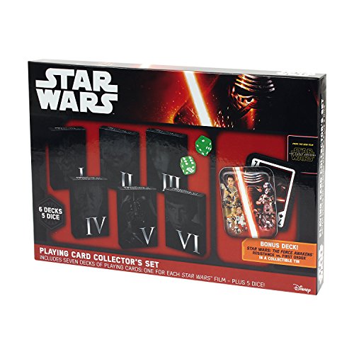 ASS Altenburger 22501666 - Star Wars, exklusives Fan- und Sammler-Set, 7 Kartendecks und 5 Würfel ASS Altenburger 22501666 - Star Wars, exklusives Fan- und Sammler-Set, 7 Kartendecks und 5 Würfel von Shuffle