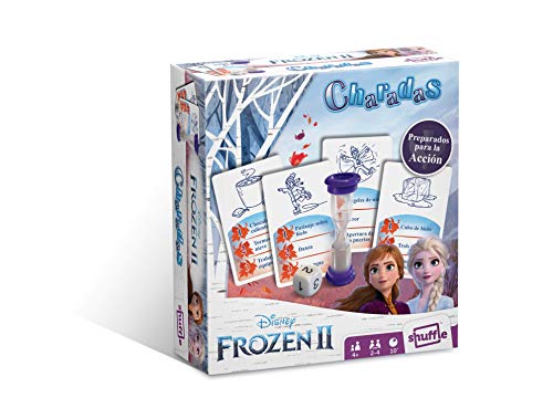 Shuffle 108576994 Charados Frozen II Kartenspiel, Mehrfarbig von Shuffle