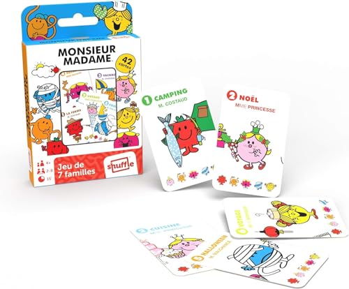 Shuffle 10007395 Mr. Men 7 Families Card, Multicolour Shuffle 10007395 Mr. Men 7 Families Card, Multicolour von Shuffle