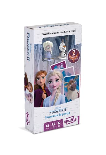 Shuffle Frozen II Finden Sie das Paar Kinderkartenspiel mit Figuren aus dem Film Frozen 2 von Shuffle