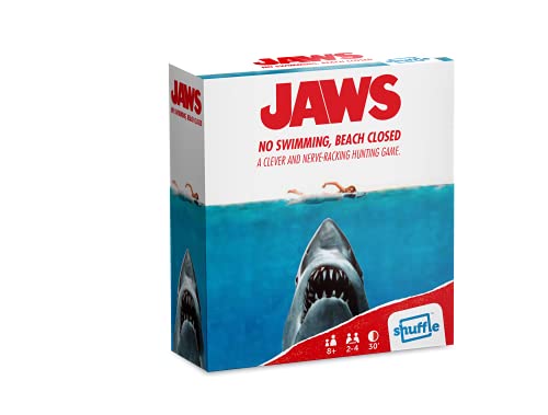 Shuffle Games Retro | Jaws Kartenspiel | Bis zu 4 Spieler | Tolles Geschenk für Kinder ab 8 Jahren von Shuffle