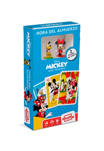 Shuffle Mickey and Friends 10025519 Mittagessen, Kinderkartenspiel mit den berühmtesten Disney-Charakteren von Shuffle