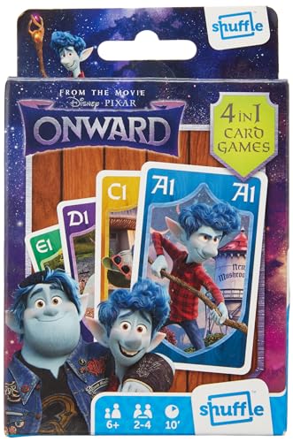 Shuffle Onward Kartenspiele für Kinder – 4-in-1 Snap, Paare, glückliche Familien und Actionspiel, tolles Geschenk für Kinder ab 6 Jahren von Shuffle