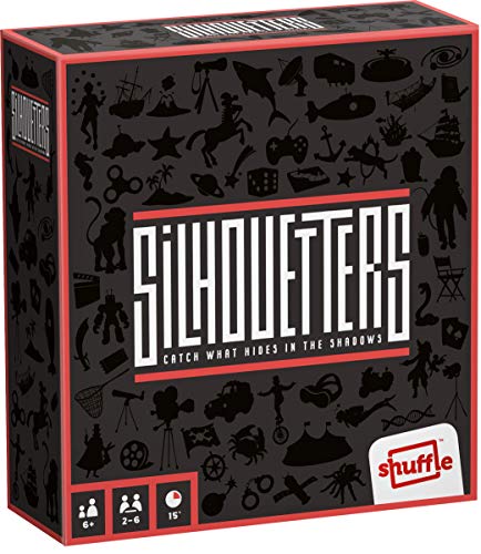 Shuffle Silhouetters Kartenspiel, schnelles Wortspiel, für 2–6 Spieler, tolles Geschenk für Kinder ab 6 Jahren von Shuffle