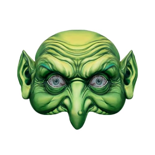 Hexenmaske Dunkelgrün Halloween Karneval Party Bühnenrequisiten Hexenmaske Dunkelgrün Halloween Karneval Party Bühnenrequisiten von Shukqueen