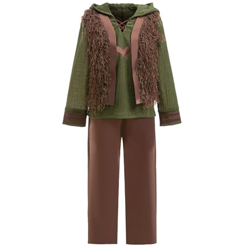 Shukqueen Cosplay-Kostüm für Jungen, Drache, Schluckauf, Halloween, Weihnachten, Kostüm, Oberteil, Weste, Hose, 3-teilig, 110 cm von Shukqueen