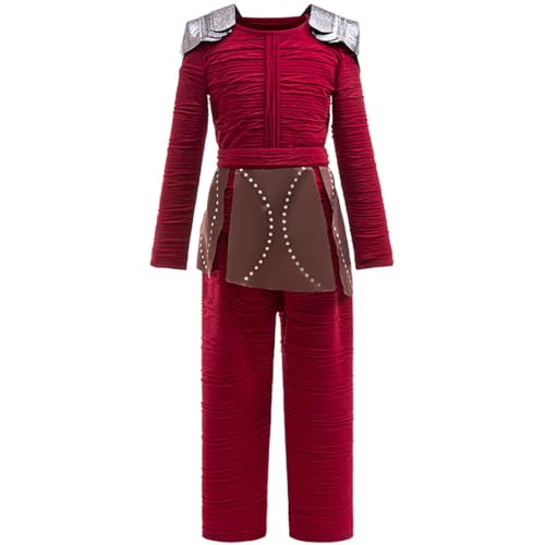 Shukqueen Cosplay-Kostüm für Mädchen, Drache, Astrid, Halloween, Weihnachten, Kostüm, Oberteil, Rock, Hose, 3-teilig, 150 cm von Shukqueen