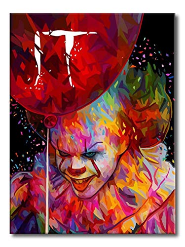 Shukqueen Malen nach Zahlen, DIY Ölgemälde für Erwachsene, Anfänger, Kinder, Feiertagsgeschenke, Joker, 16x20 Zoll (Ohne Rahmen) von Shukqueen
