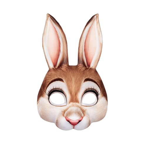 Shukqueen Uni Halloween Ostern Karneval Party Bunny Masken Tier Kaninchen Masken Gelb von Shukqueen