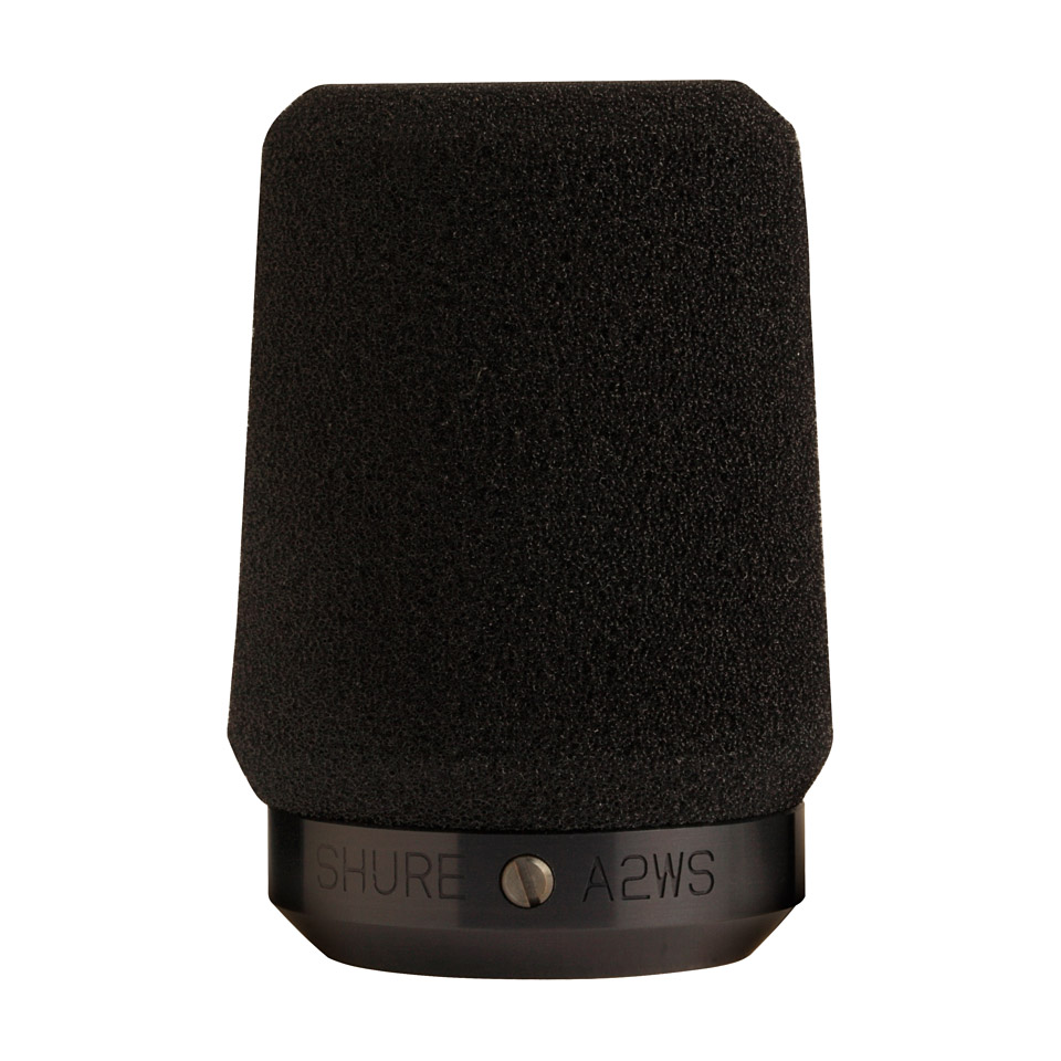 Shure A2WS-BLK wind screen black Mikrofonzubehör von Shure