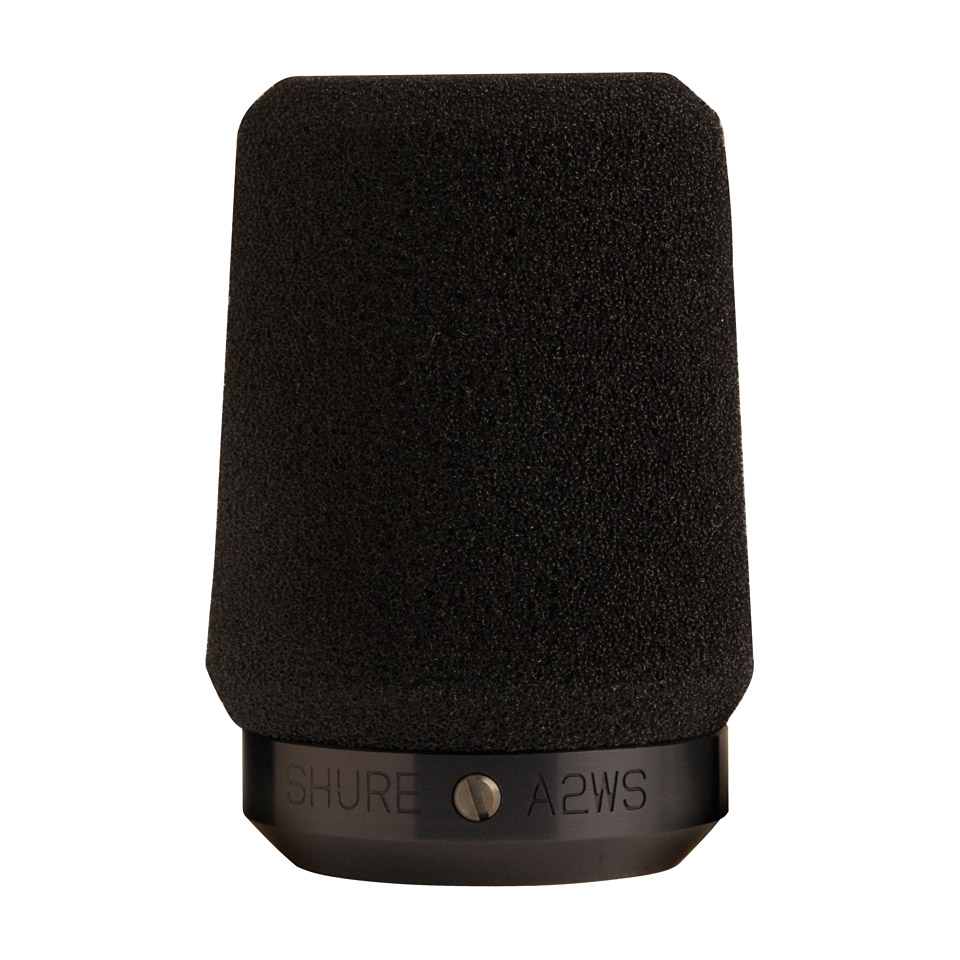 Shure A2WS-BLK wind screen black Mikrofonzubehör Shure A2WS-BLK wind screen black Mikrofonzubehör von Shure