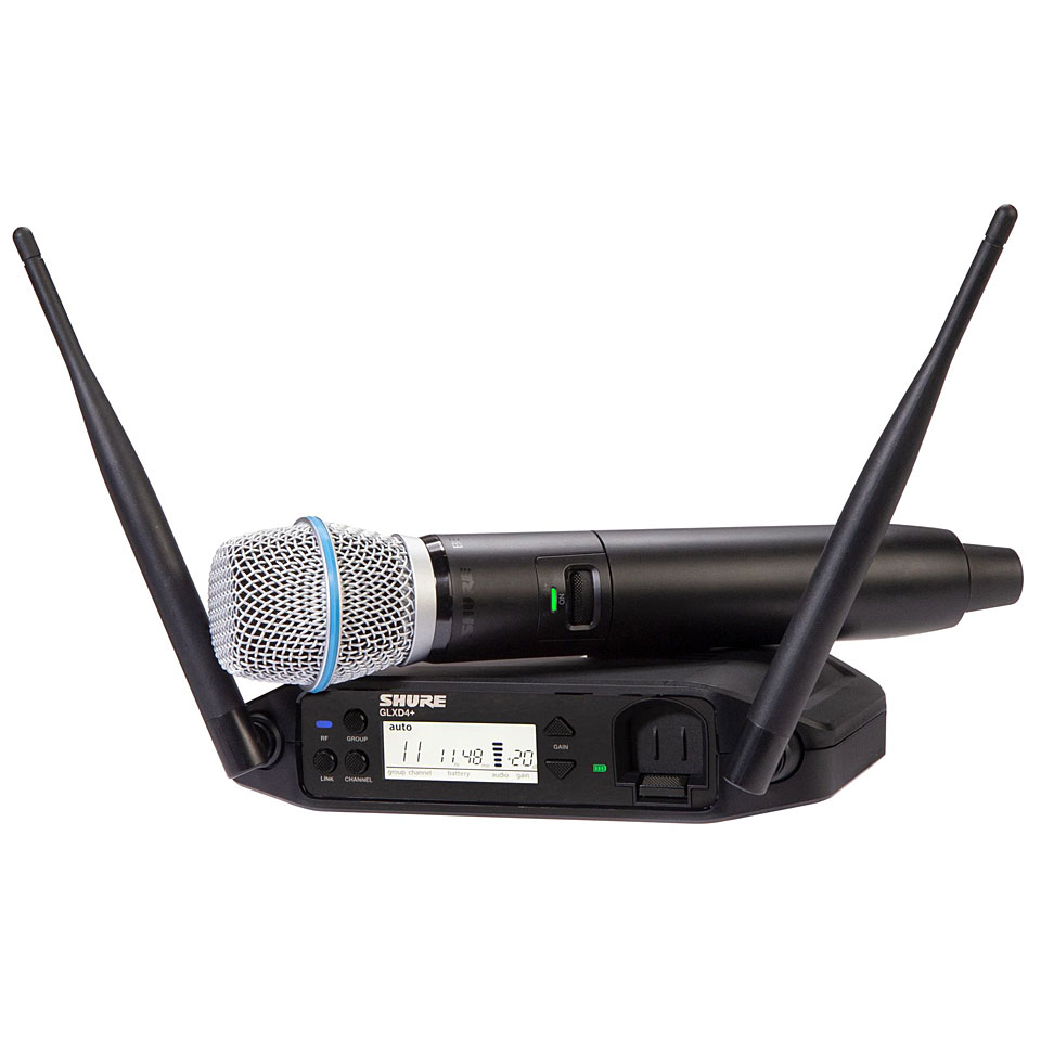 Shure GLXD24+E/B87A-Z4 Funkmikrofon Shure GLXD24+E/B87A-Z4 Funkmikrofon von Shure