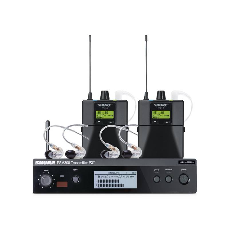 Shure PSM 300 Twinpack Pro K3E In-Ear System (drahtlos) von Shure