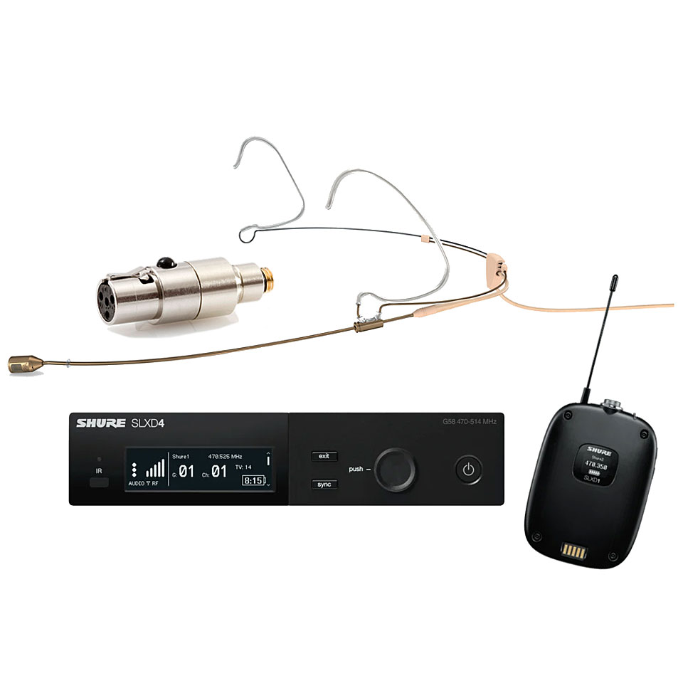 Shure SLXD DPA 4488 beige Headset Microphone Funkmikrofon Shure SLXD DPA 4488 beige Headset Microphone Funkmikrofon von Shure