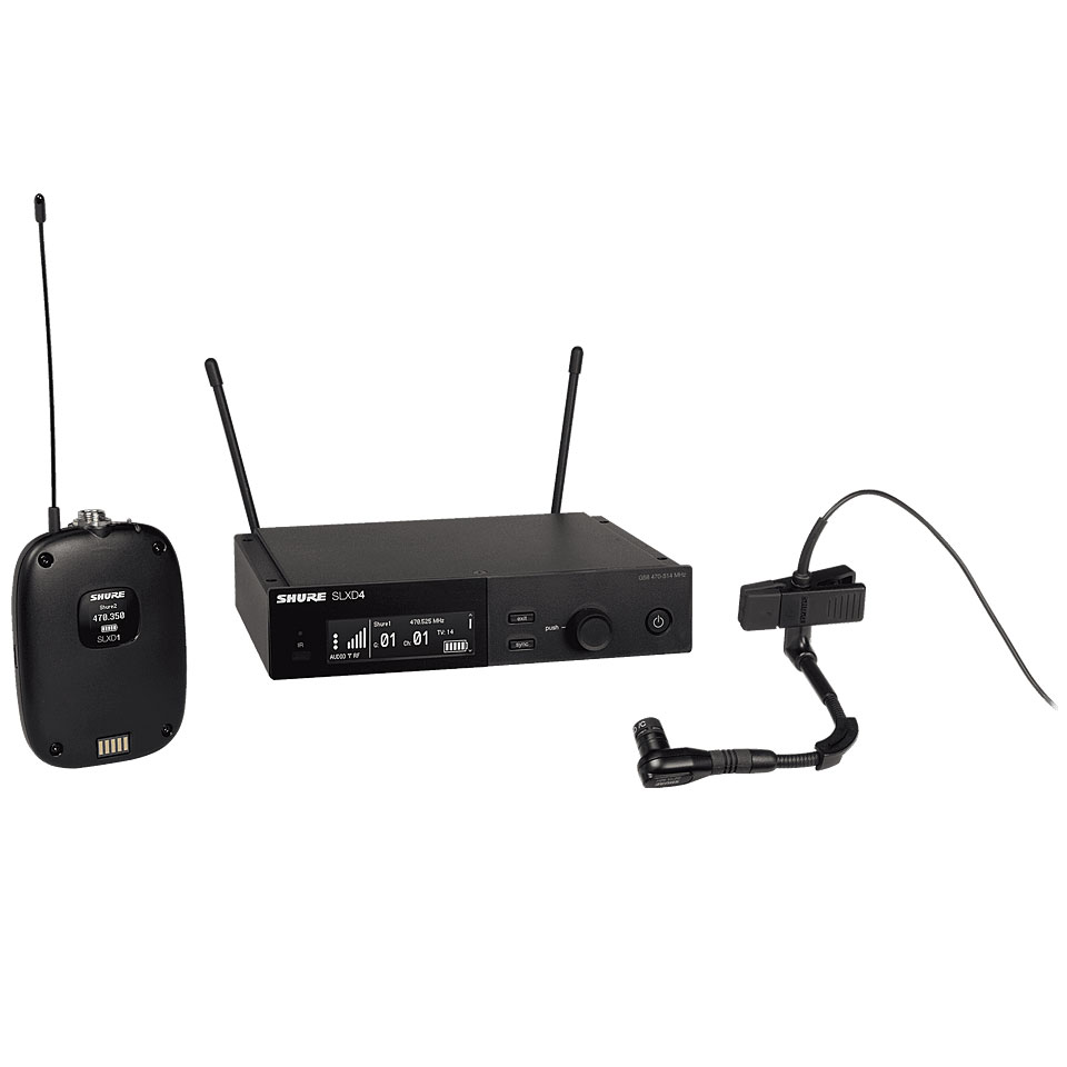 Shure SLXD14E/B98H K59 Funkmikrofon Shure SLXD14E/B98H K59 Funkmikrofon von Shure