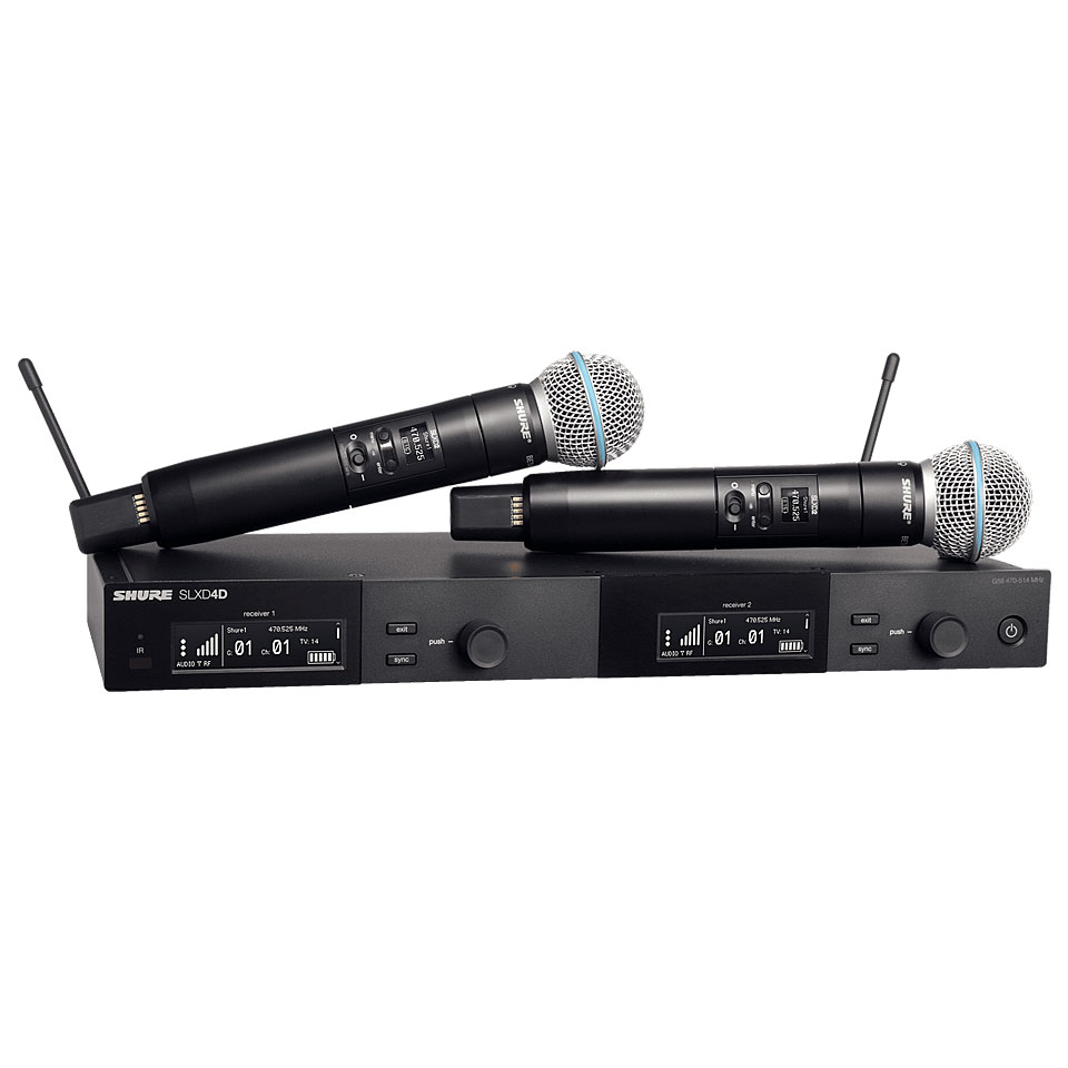 Shure SLXD24DE/B58 J53 Funkmikrofon Shure SLXD24DE/B58 J53 Funkmikrofon von Shure