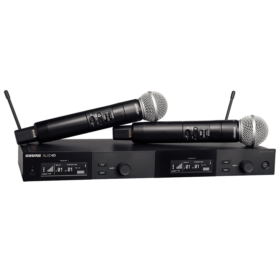 Shure SLXD24DE/SM58 S50 Funkmikrofon Shure SLXD24DE/SM58 S50 Funkmikrofon von Shure