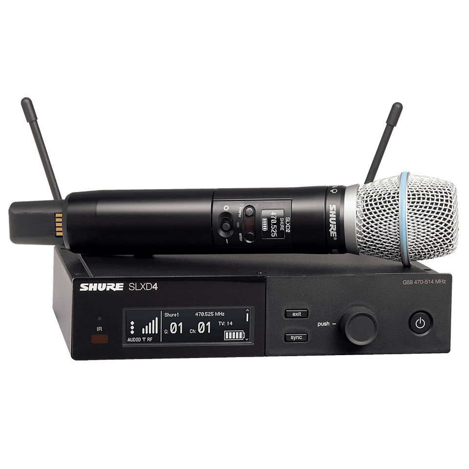 Shure SLXD24E/Beta 87A J53 Funkmikrofon Shure SLXD24E/Beta 87A J53 Funkmikrofon von Shure
